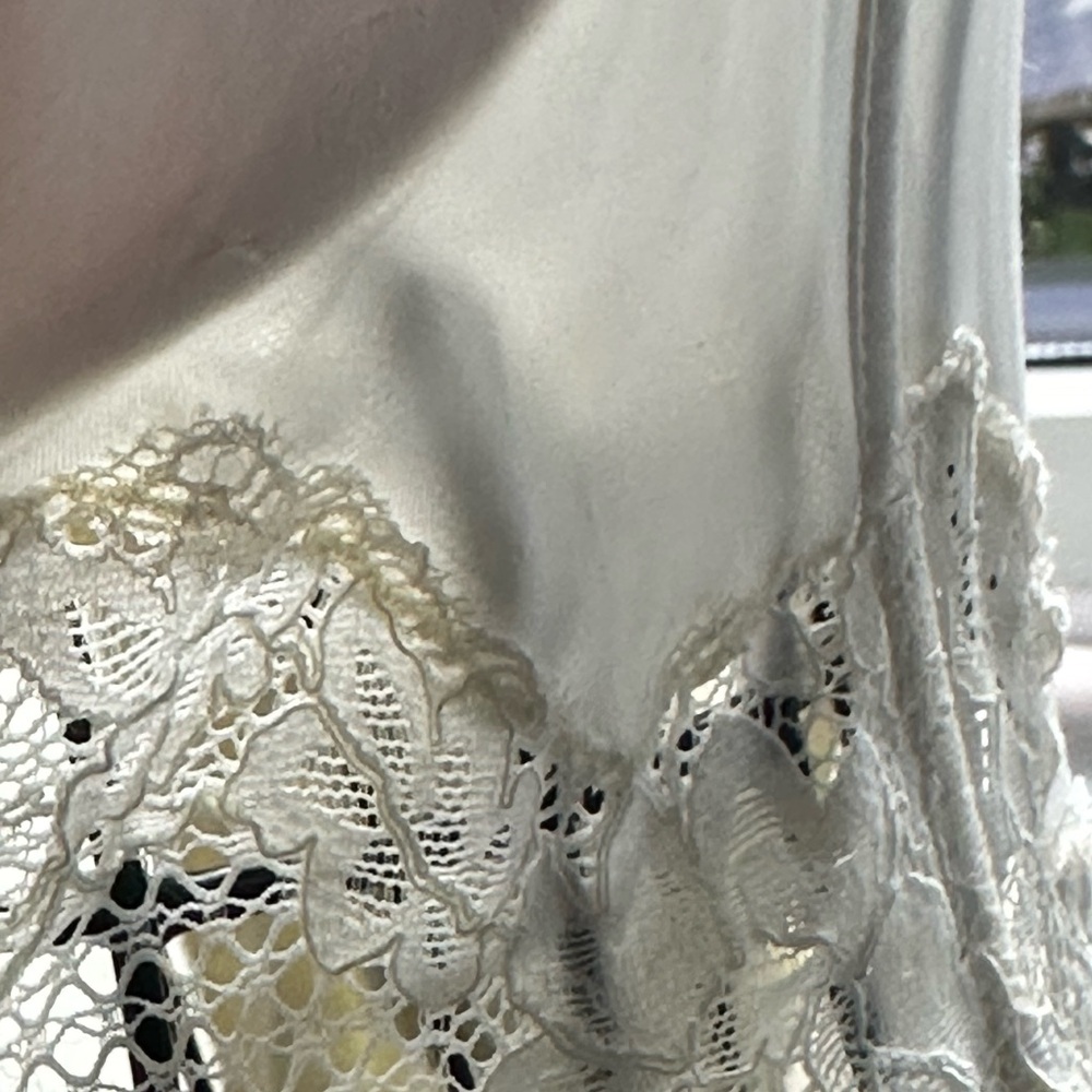 Elegant Cream Lace Strapless Corset - Picture 5 of 16